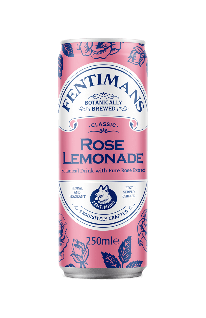 Fentimans Rose Lemonade 250ml can